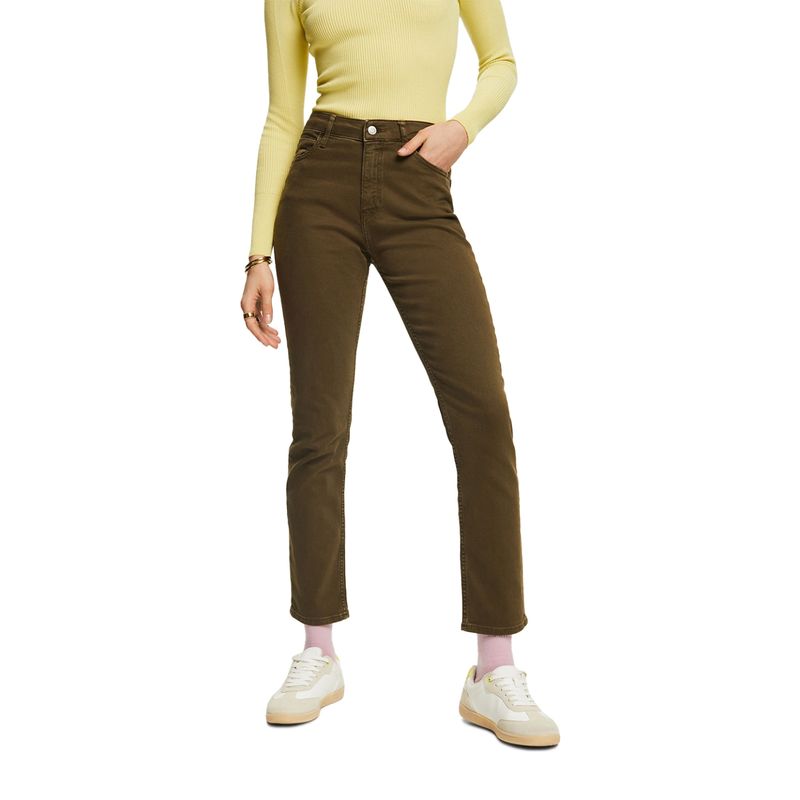 ESPRIT - Pantalón Slim Tiro Medio Mujer Esprit