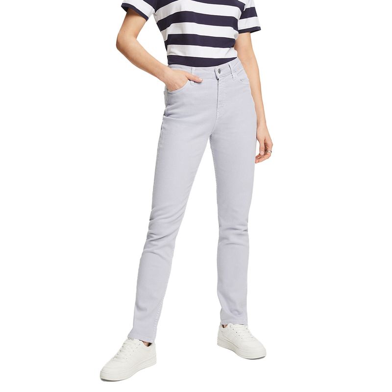 ESPRIT - Pantalón Slim Tiro Medio Mujer Esprit