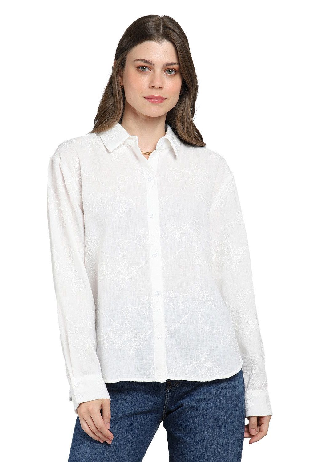 ESPRIT - Blusa Manga Larga Mujer Esprit