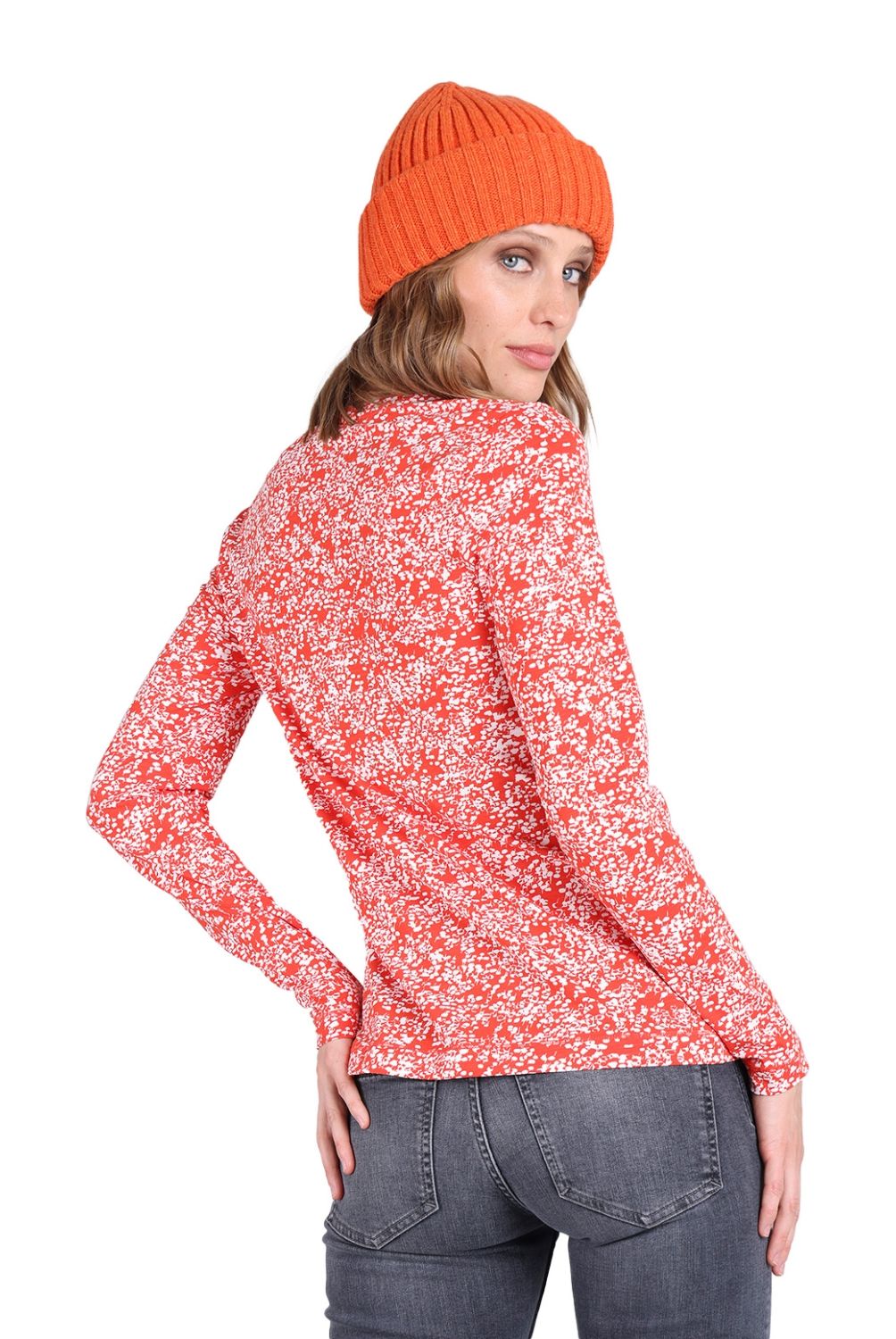 ESPRIT - Polera Manga Larga Algodón Mujer Esprit