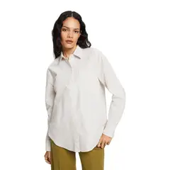 ESPRIT - Blusa Manga Larga Algodón Mujer