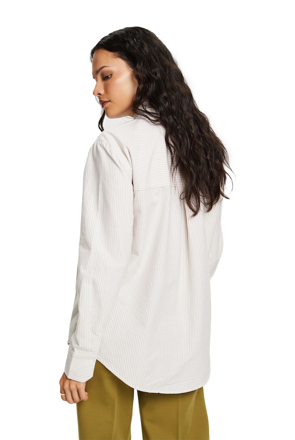 ESPRIT - Blusa Manga Larga Algodón Mujer Esprit