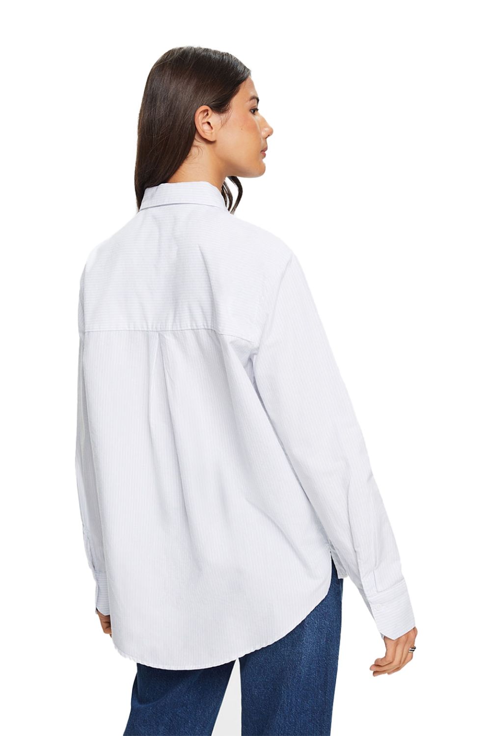 ESPRIT - Blusa Manga Larga Algodón Mujer Esprit