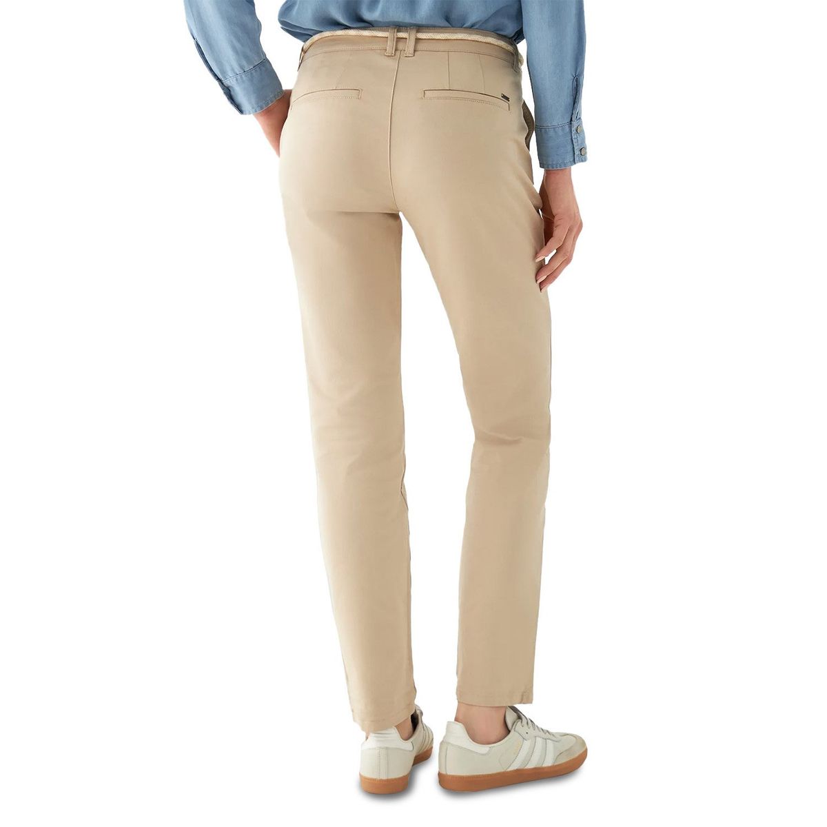 ESPRIT - Pantalón Slim Tiro Medio Mujer Esprit