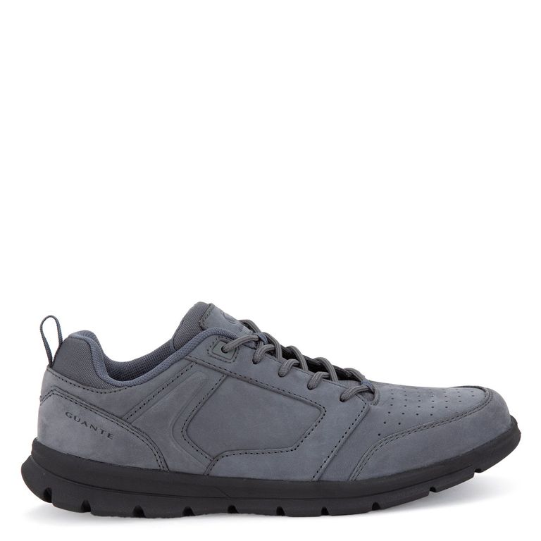 Zapato Casual Hombre Cuero Gris
