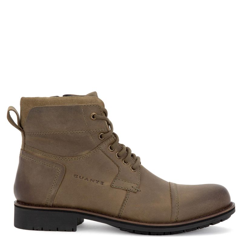 GUANTE - Zapato Casual Hombre Cuero Gris Guante