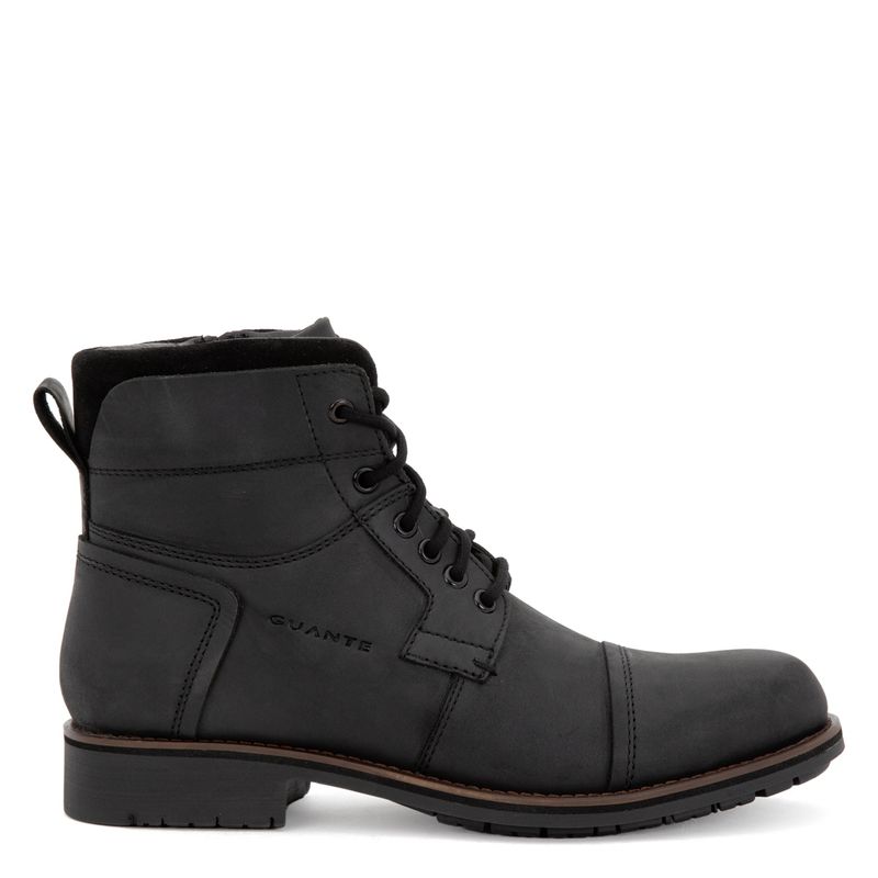 GUANTE - Zapato Casual Hombre Cuero Gris Guante