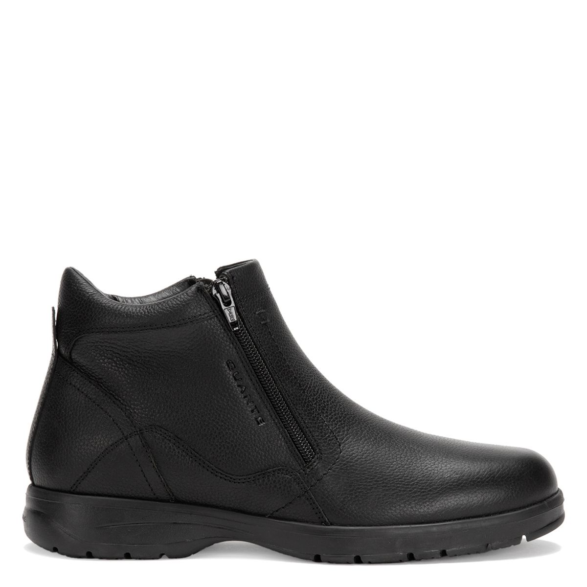 GUANTE - Botín Hombre Cuero Negro Guante