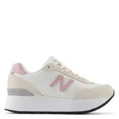 NEW BALANCE - 515H Zapatilla Urbana Mujer Cuero Blanco