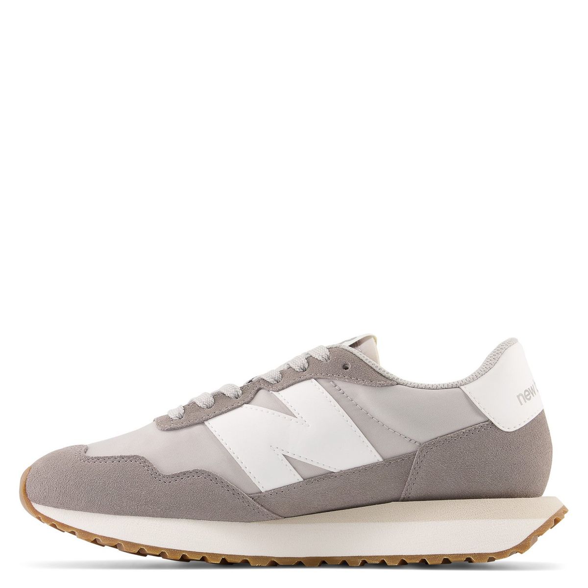 NEW BALANCE - 237 Zapatilla Urbana Mujer Cuero Gris New Balance