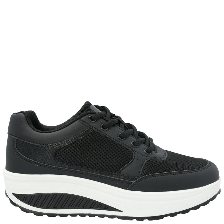 Coral Zapatilla Mujer Negro