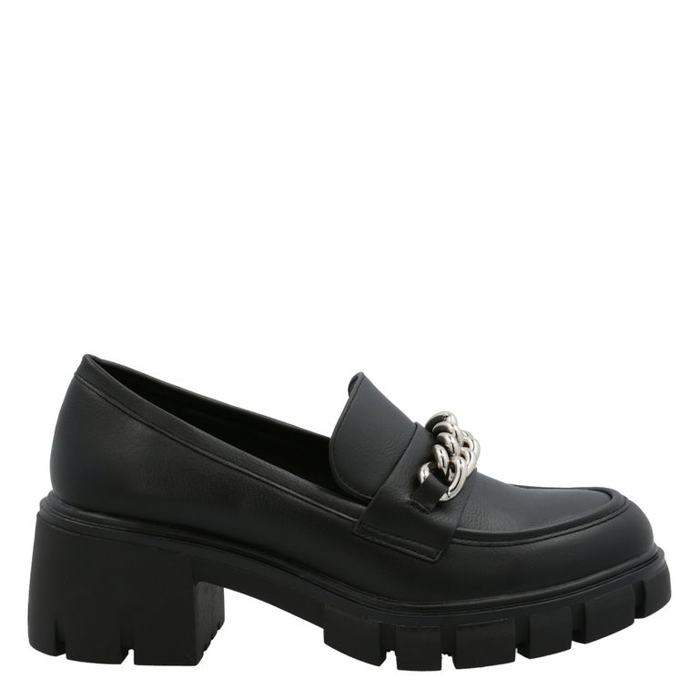 Leeds Mocasin Mujer Negro