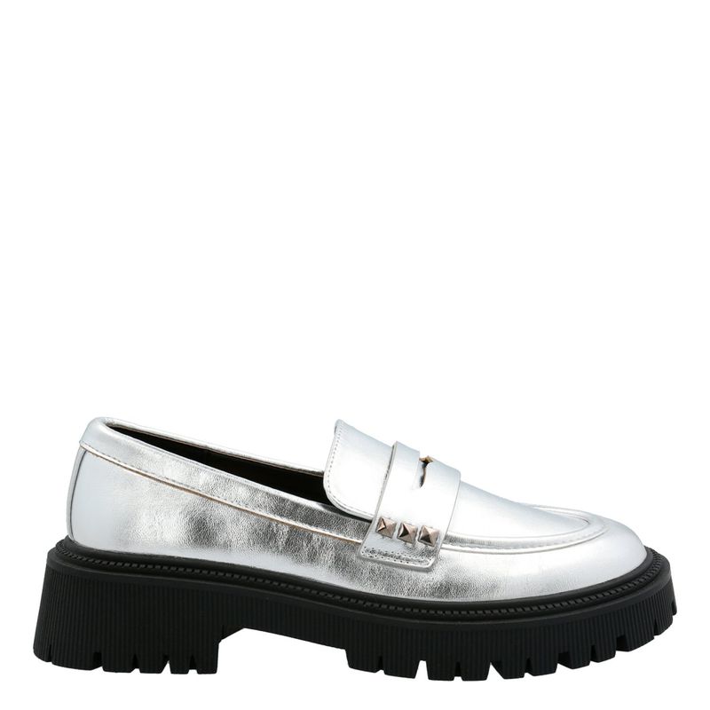 AZALEIA - Zapato Casual Mujer Plateado Azaleia