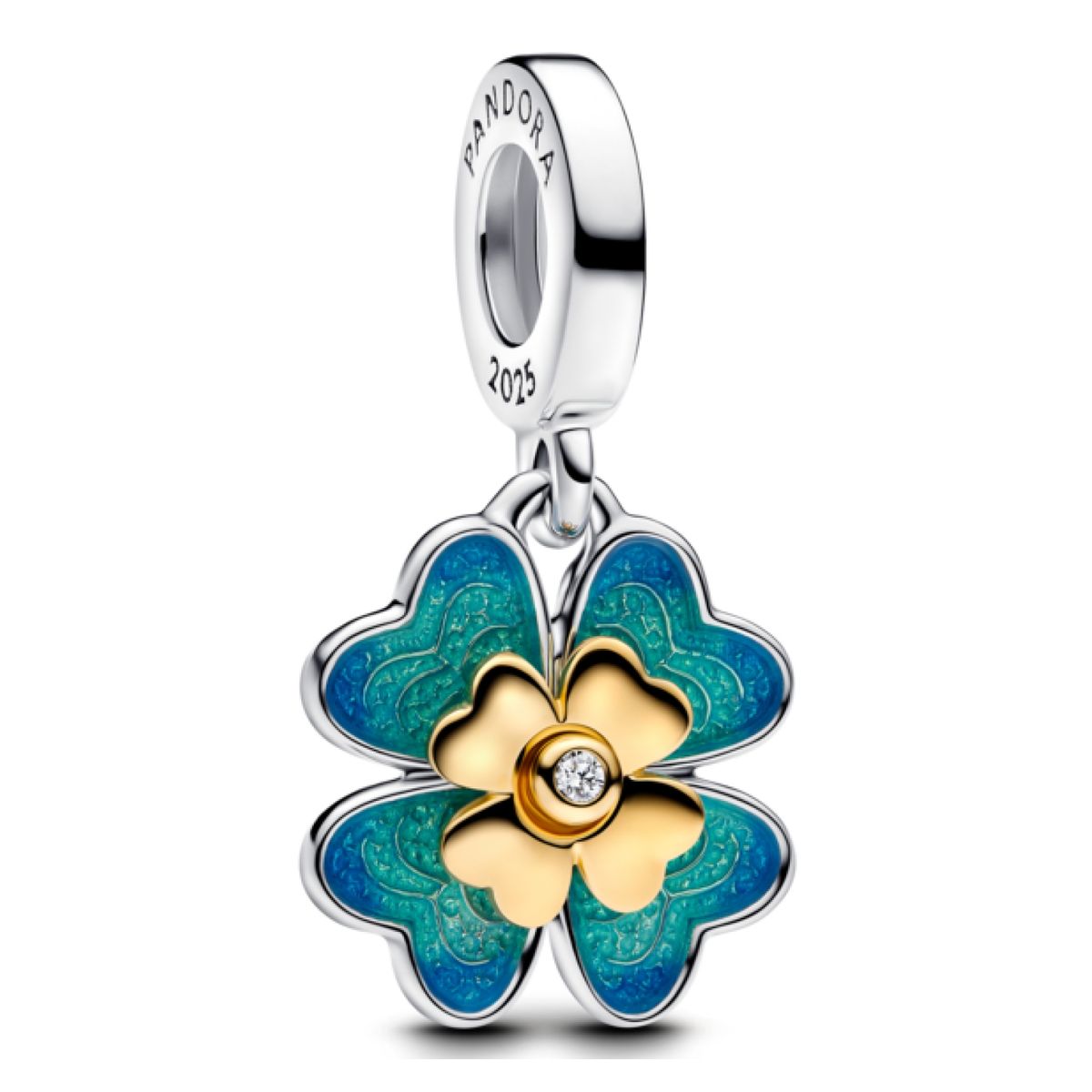 PANDORA - Charm Trébol De Cuatro Hojas De Plata Mujer Pandora