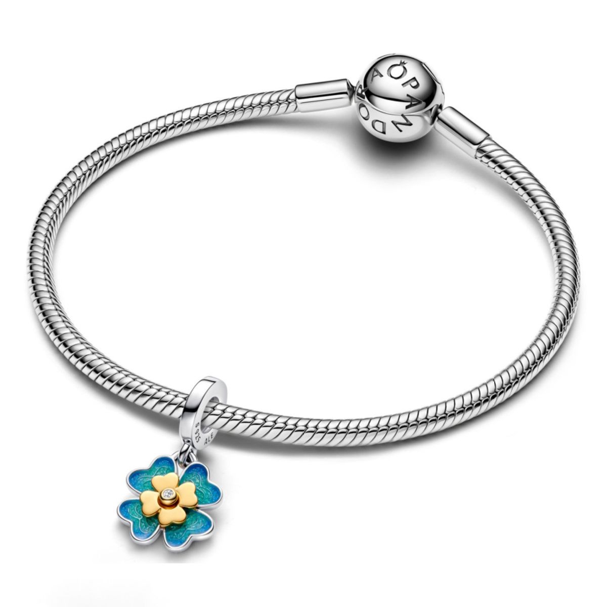 PANDORA - Charm Trébol De Cuatro Hojas De Plata Mujer Pandora