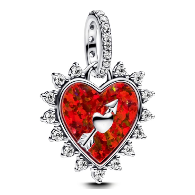 PANDORA - Charm Flecha Corazón Giratorio Mujer Pandora