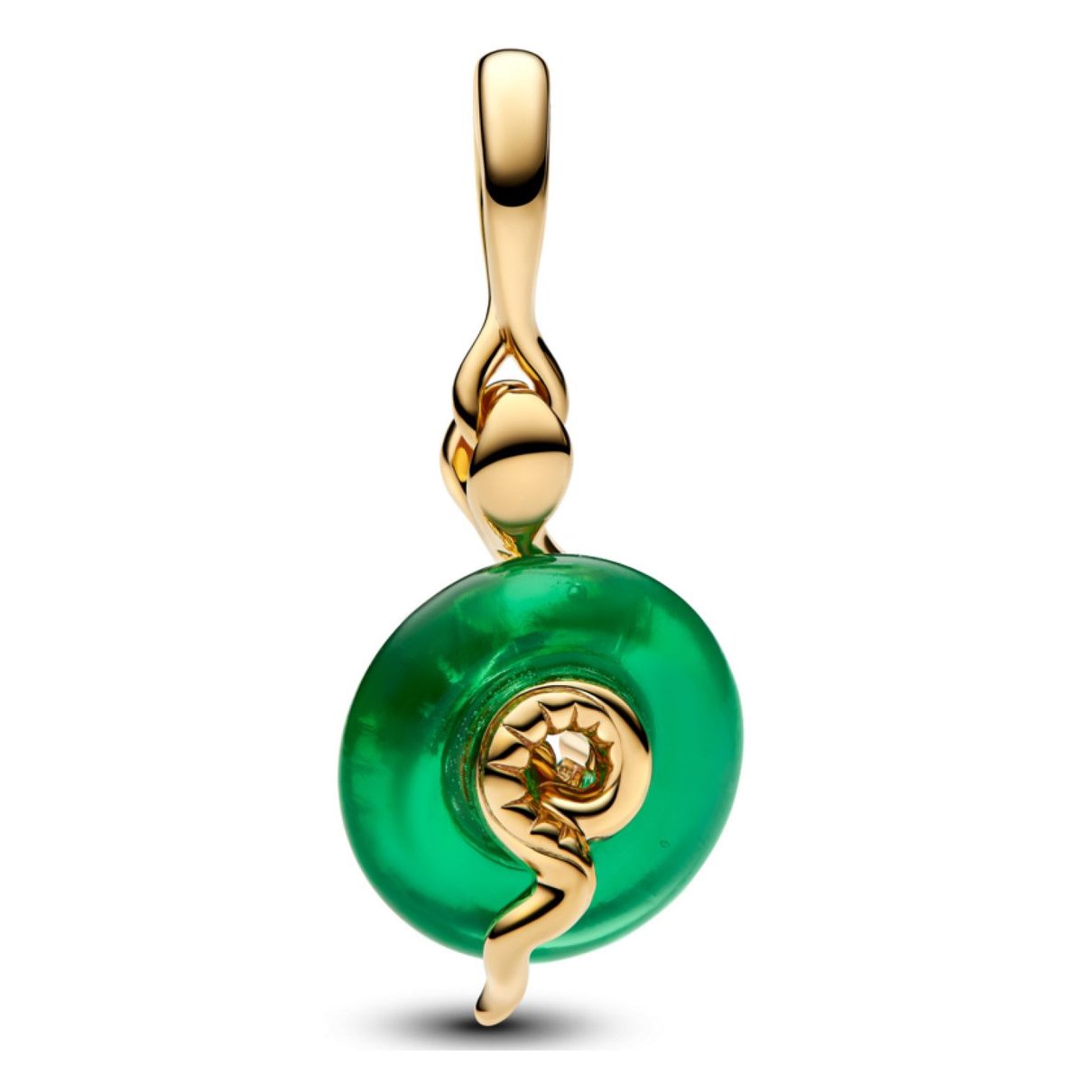 PANDORA - Charm Colgante Serpiente Verde Mujer Pandora