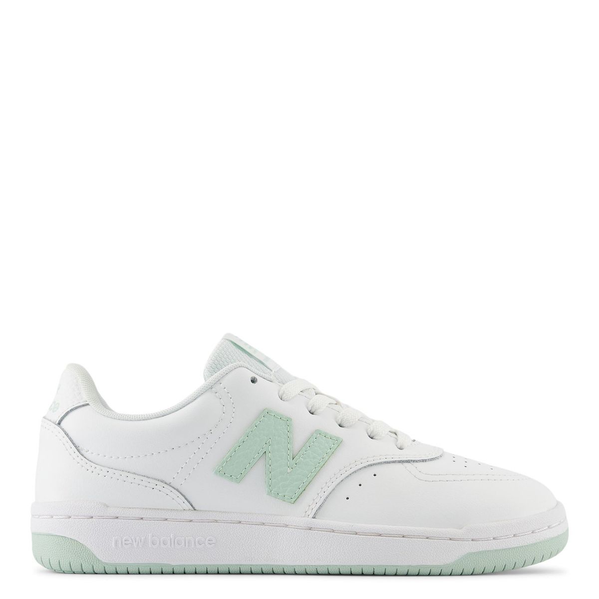 NEW BALANCE - BB80 Zapatilla Urbana Mujer Cuero Blanco New Balance