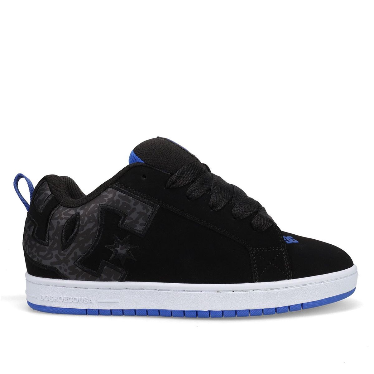 DC SHOES - Court Graffik Zapatilla Urbana Hombre Cuero Negro Dc Shoes