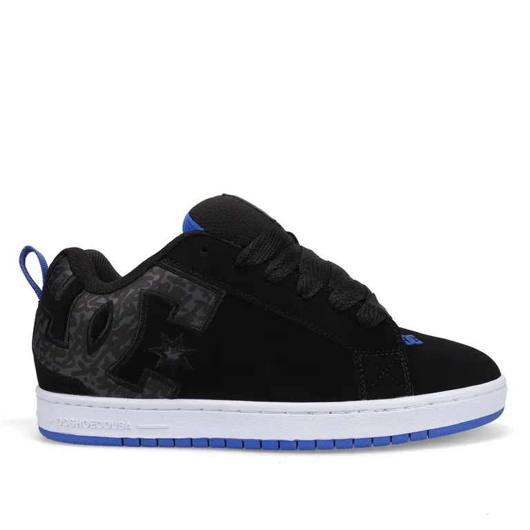 Court Graffik Zapatilla Urbana Hombre Cuero Negro