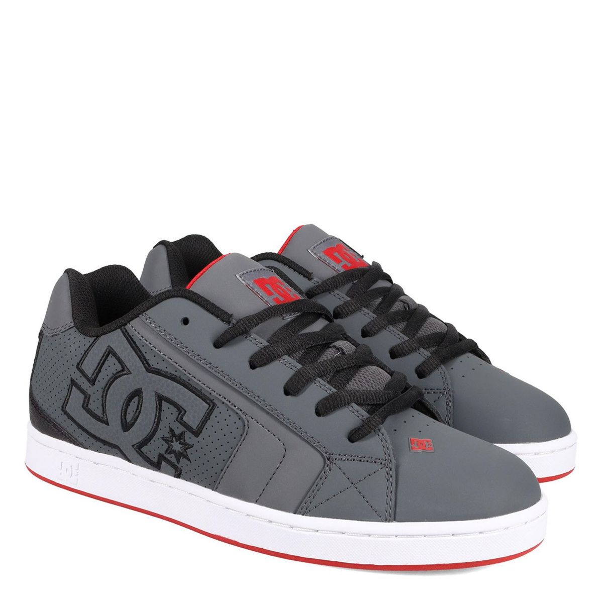 DC SHOES - Net Br2 Zapatilla Urbana Hombre Cuero Gris DC Shoes
