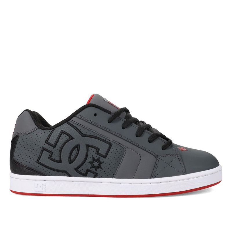 DC SHOES - Net Br2 Zapatilla Urbana Hombre Cuero Gris DC Shoes