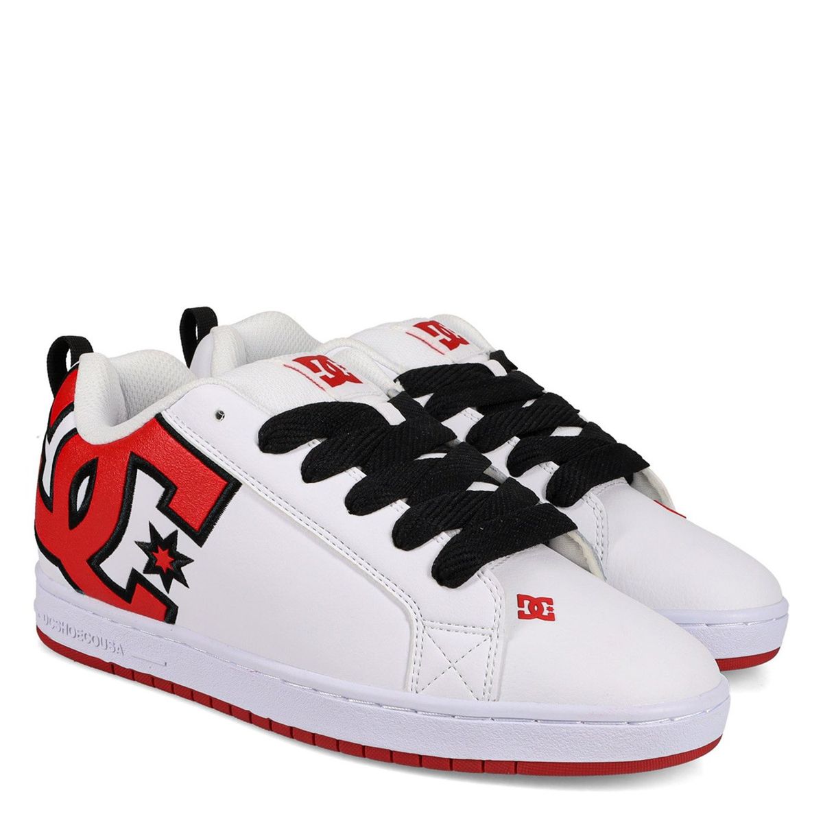 DC SHOES - Court Graffik Zapatilla Urbana Hombre Cuero Blanco DC Shoes