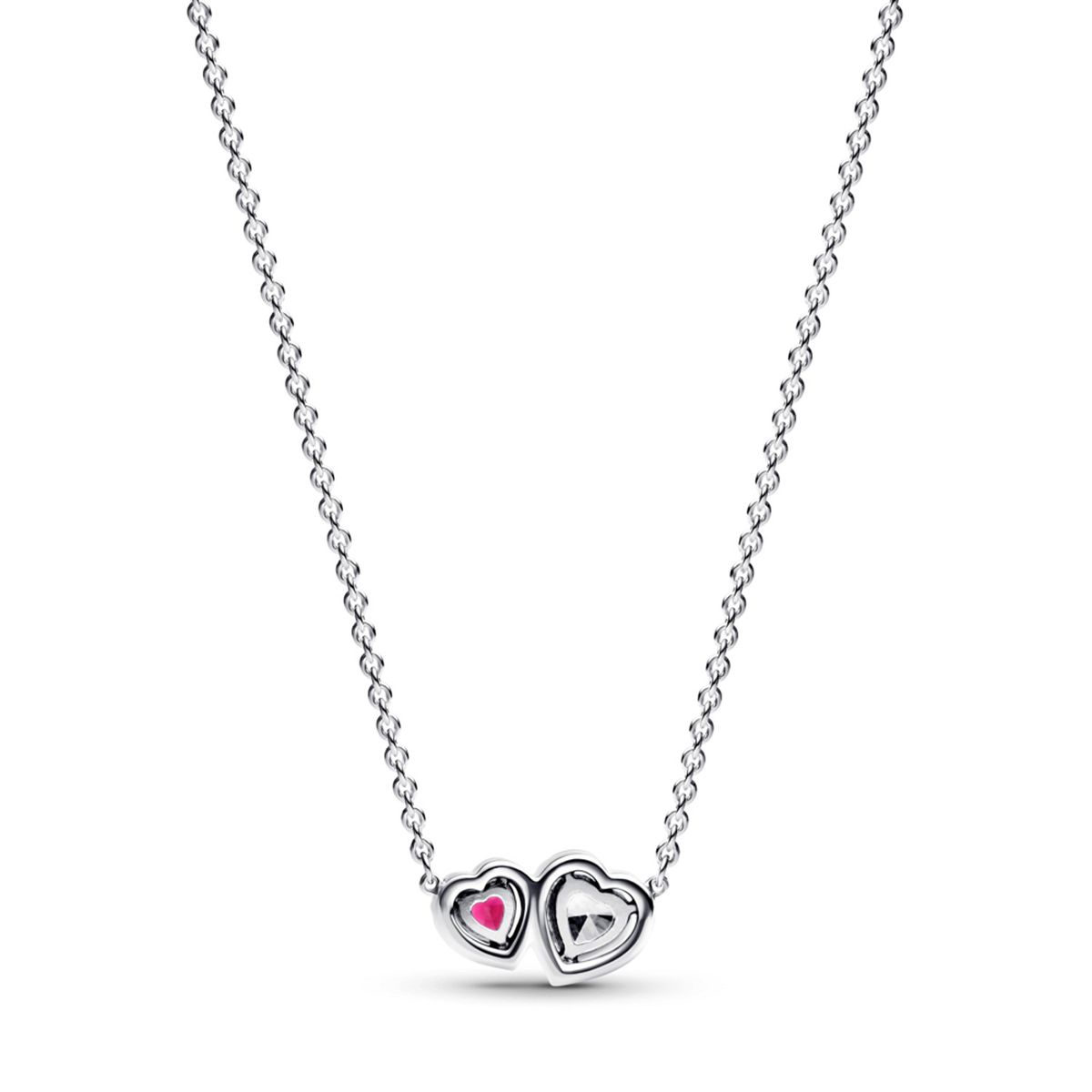 PANDORA - Collar Halo Corazones T45 Mujer Pandora