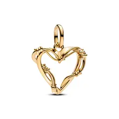 PANDORA - Charm Medallón Corazón Alambre Mujer
