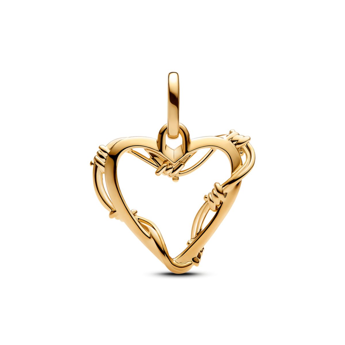 PANDORA - Charm Medallón Corazón Alambre Mujer Pandora