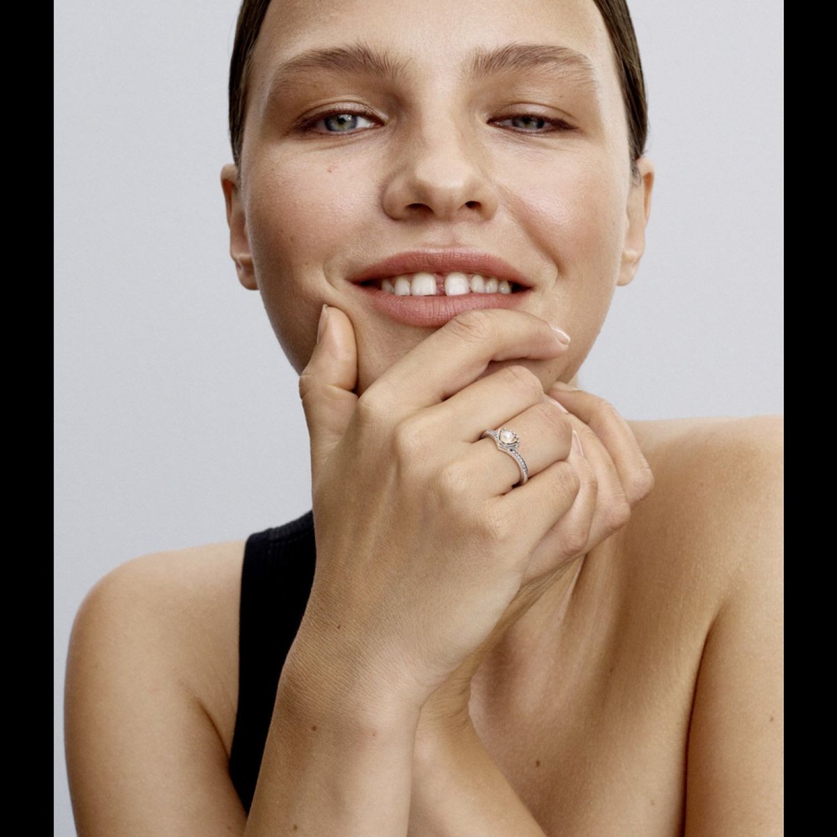 PANDORA - Anillo Perla Princesa Ariel Mujer Pandora