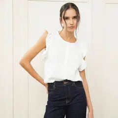 BASEMENT - Blusa Sin Mangas Mujer