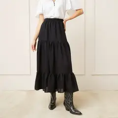 BASEMENT - Falda Midi Mujer