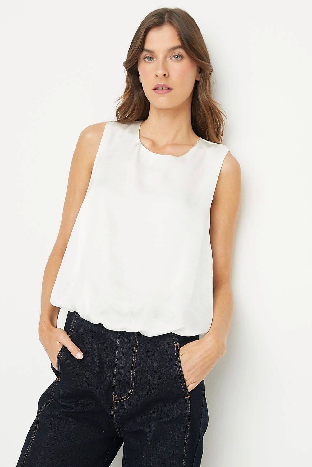 BASEMENT - Blusa Sin Mangas Basement Mujer