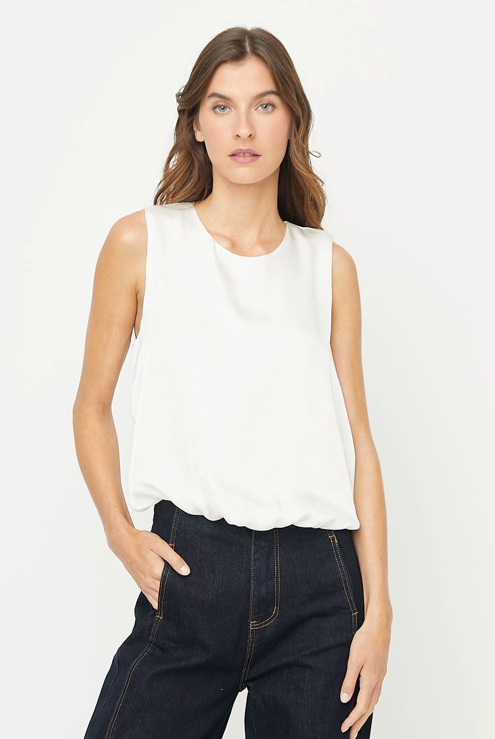 BASEMENT - Blusa Sin Mangas Basement Mujer