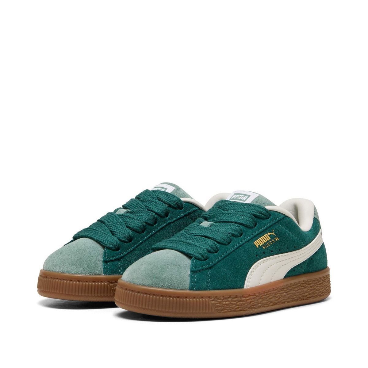 PUMA - Suede XL Zapatilla Urbana Niño Verde (28 a 34) Puma