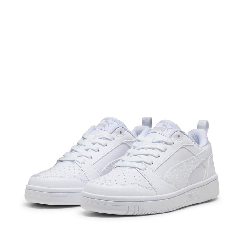 PUMA - Rebound V6 Lo Jr Zapatilla Urbana Unisex Blanco Puma