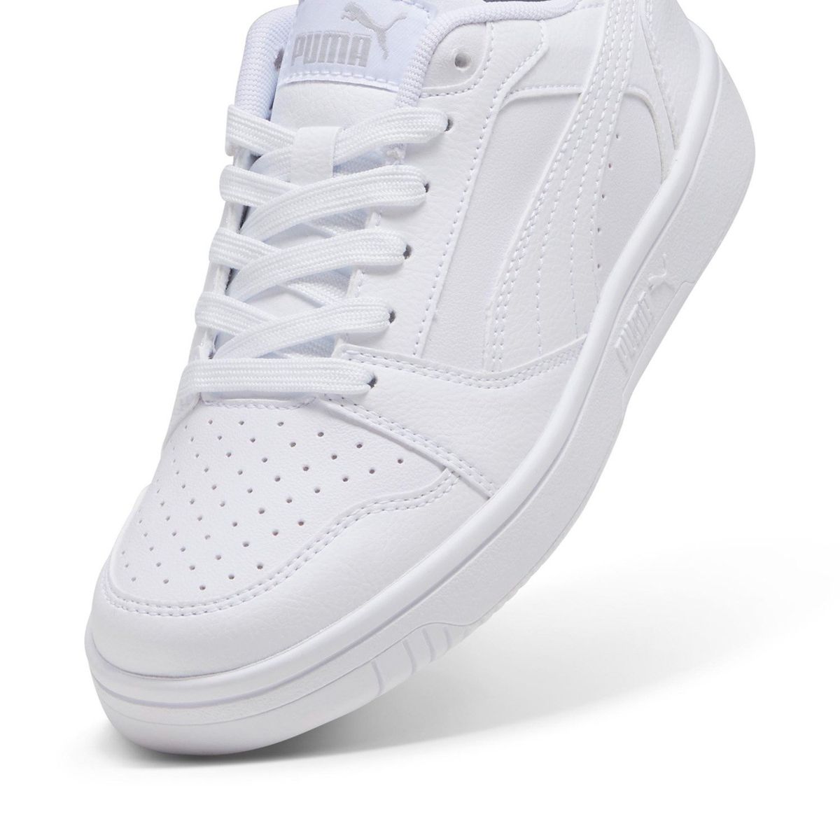 PUMA - Rebound V6 LO Jr Zapatilla Urbana Unisex Blanco Puma