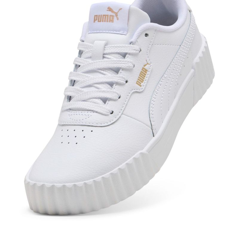 PUMA - Carina 3.0 Jr Zapatilla Urbana Niña Blanco (35.5 a 37.5) Puma