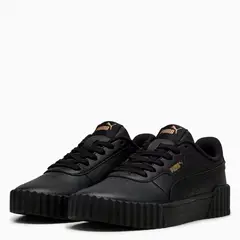 PUMA - Carina 3.0 Jr Zapatilla Urbana Niña Negro (35.5 a 38)