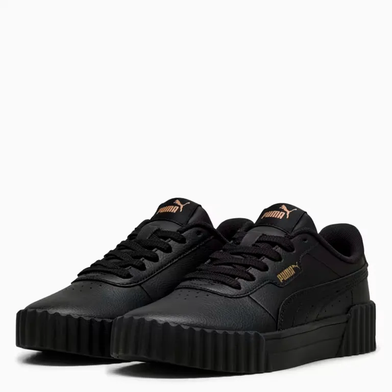 PUMA Carina 3.0 Jr Zapatilla Urbana Niña Negro (35.5 a 38)