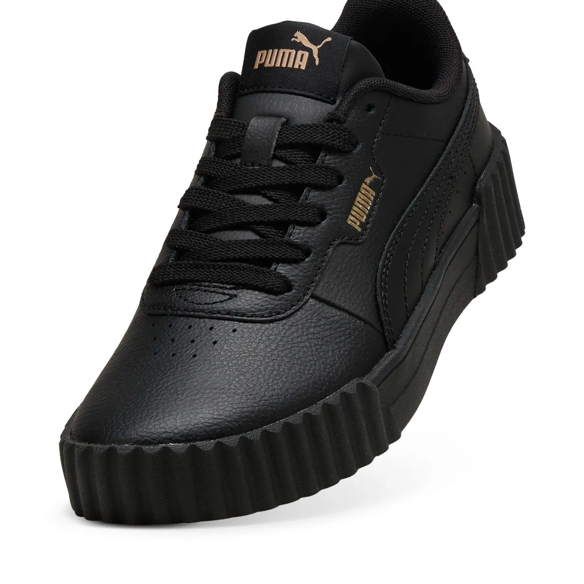 PUMA - Carina 3.0 Jr Zapatilla Urbana Niña Negro (35.5 a 38) Puma