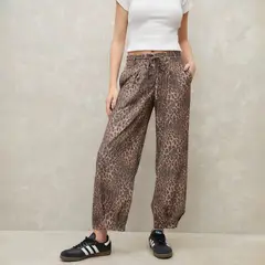 SYBILLA - Pantalón Balloon Mujer Tiro Medio
