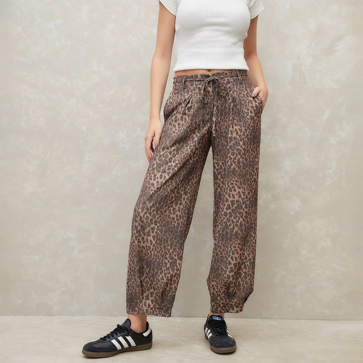 SYBILLA - Pantalón Balloon Sybilla Mujer Tiro Medio