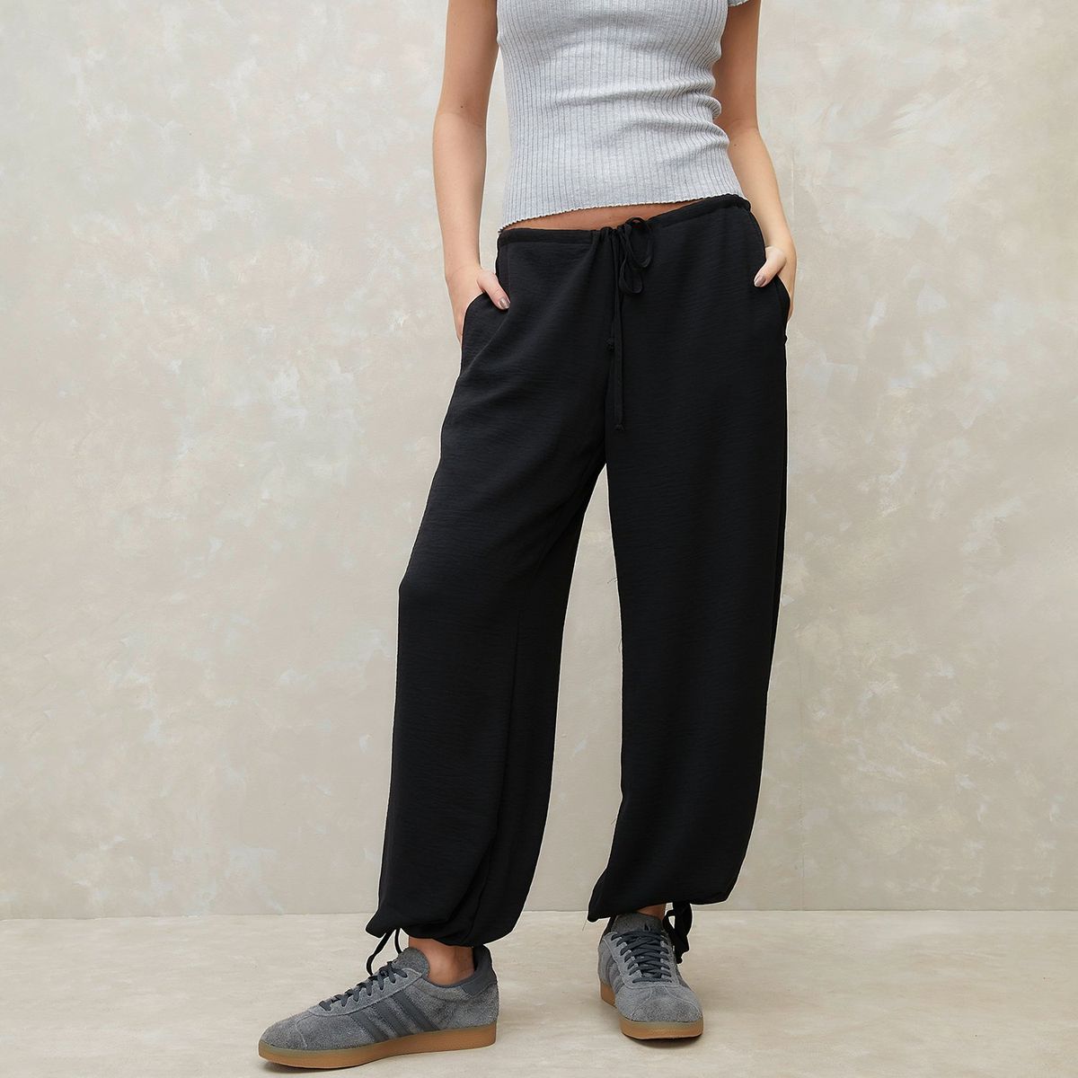 SYBILLA - Pantalón Pijama Balloon Sybilla Mujer Casual