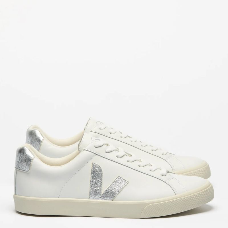 VEJA - Esplar E Zapatilla Urbana Mujer Cuero Blanco Veja