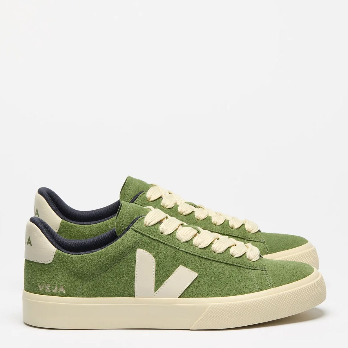 VEJA - Campo Bo Zapatilla Urbana Mujer Cuero Verde Veja
