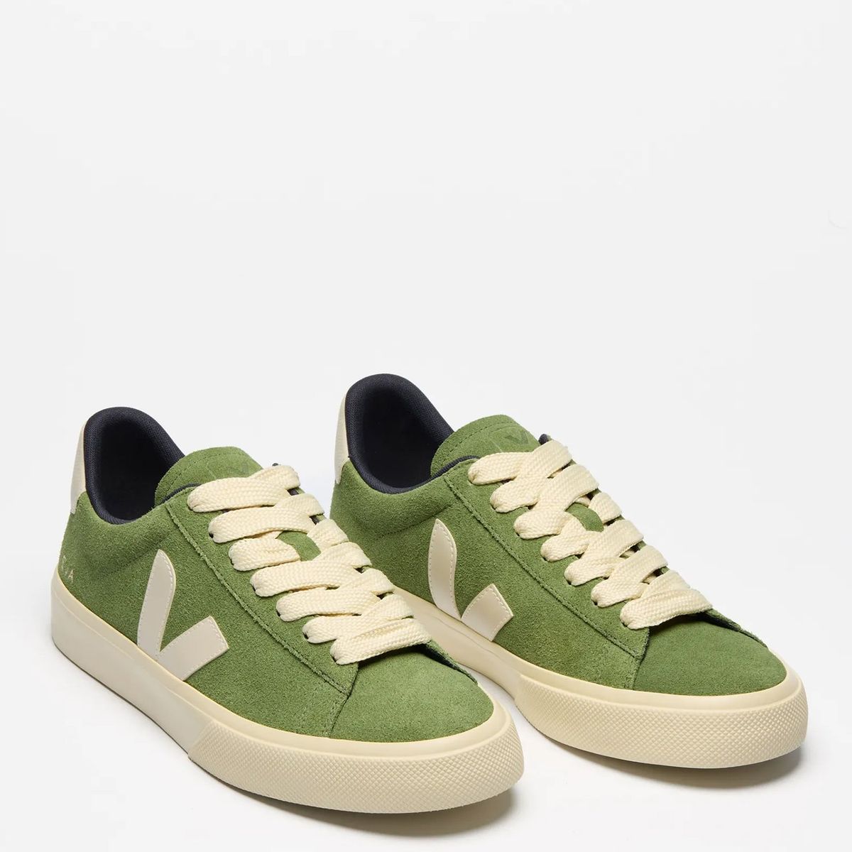 VEJA - Campo Bo Zapatilla Urbana Mujer Cuero Verde Veja