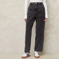 SYBILLA - Jeans Balloon Tiro Medio Mujer