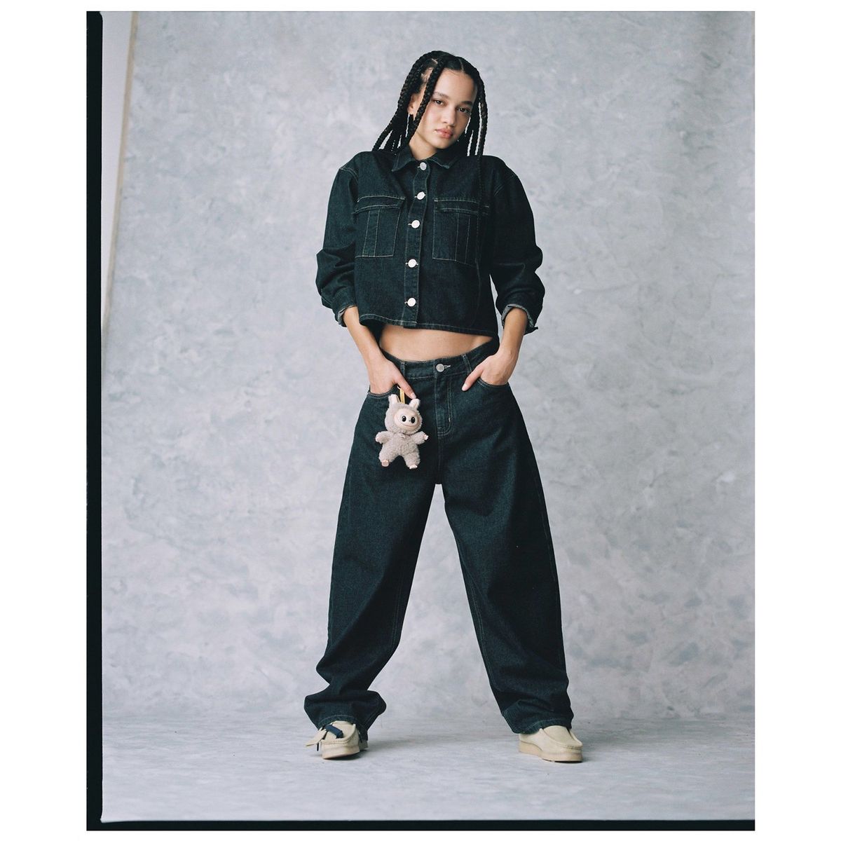 SYBILLA - Pantalón Baggy Tiro Medio Mujer Sybilla